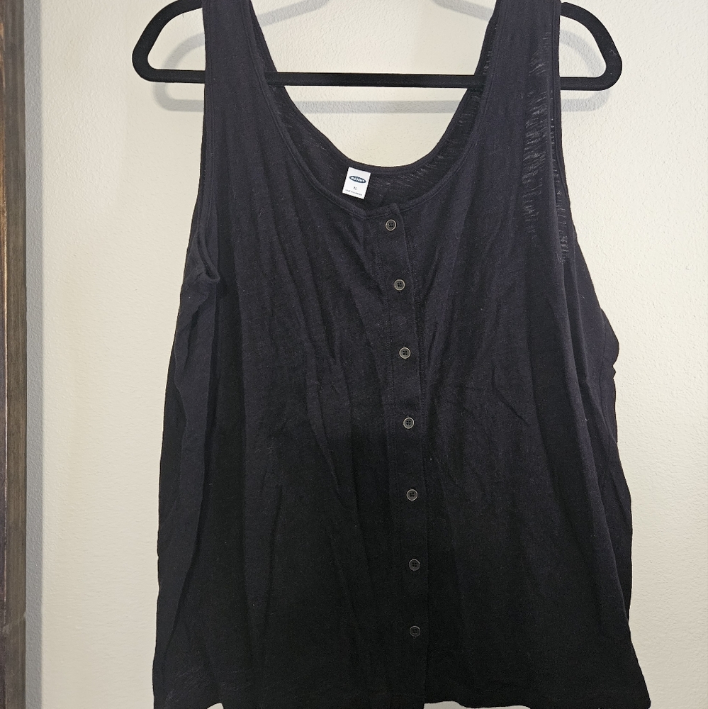 Button Tank Top